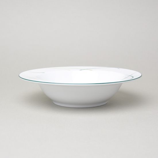 Plate deep 22 cm (450 ml), ELLA grass, Thun 1794, karlovarský porcelán