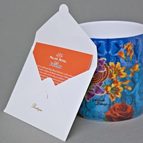 Mug 9 cm 300 ml, Blue, Foulard, Lamart: Palais Royal