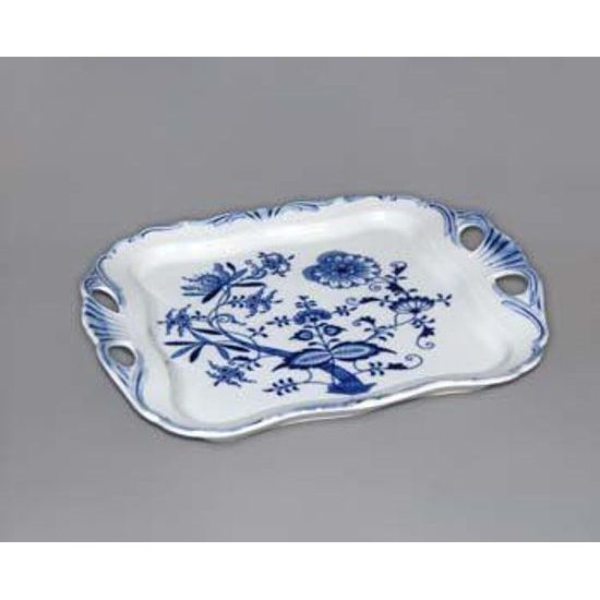 Platter Aida 30 x 24 cm, Original Blue Onion Pattern