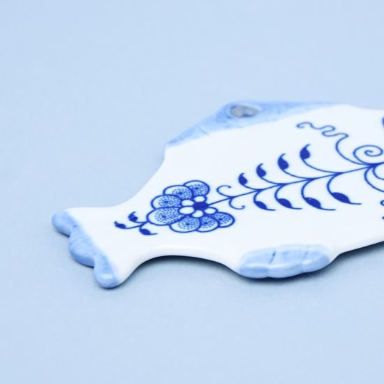 Christmas decoration - Fish 11 cm, Original Blue Onion Pattern