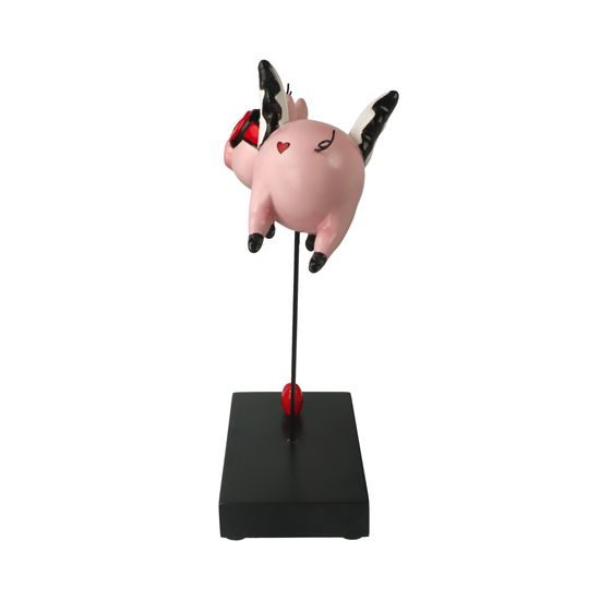 Figurka When Pigs Fly 17 / 9,5 / 29 cm, porcelán, Ed Heck, Goebel