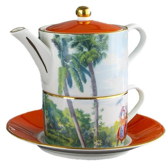 Bleinheim Palace - Indian Room: Tea for one, English Fine Bone China, Roy Kirkham
