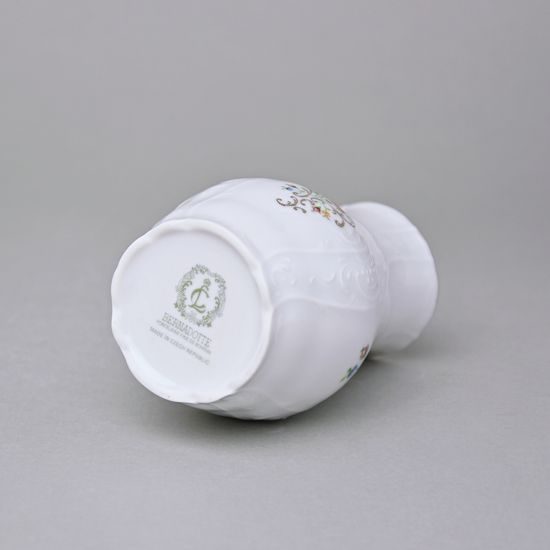 Vase 11,5 cm, Thun 1794 Carlsbad porcelain, BERNADOTTE flowers with gold