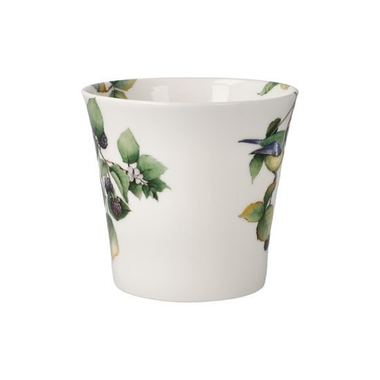 Hrnek sýkorka modřinka 13 / 10,5 / 9,5 cm, jemný kostní porcelán, Goebel