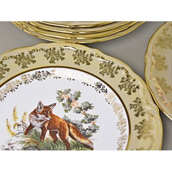 Plate dining 24 cm 6 pcs., hunting - beige, Carlsbad