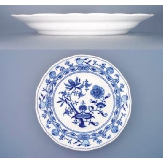 Dish round deep 31 cm, Original Blue Onion Pattern