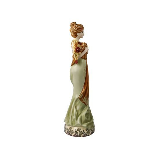 Figurka Jaro 1900, 10 / 9,5 / 32,5 cm, porcelán, A. Mucha, Goebel