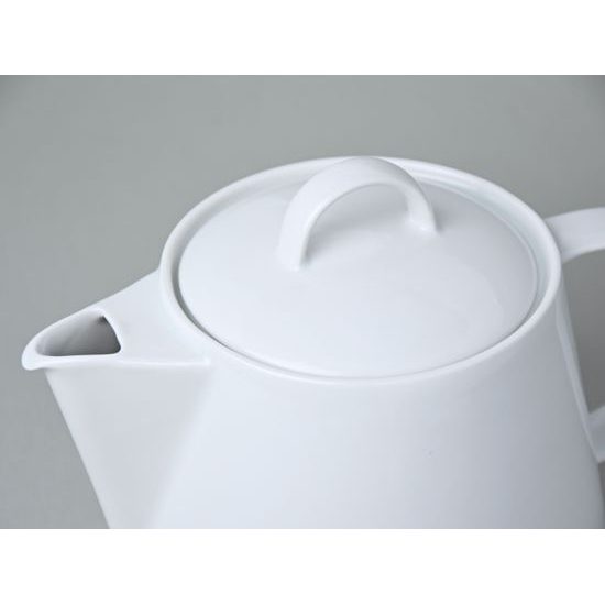 Pot tea 1,2 l, Thun 1794 Carlsbad porcelain, TOM white