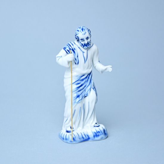 Svatý Josef s holí 15,5 cm, Cibulák, originální z Dubí