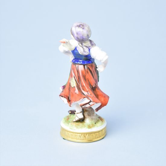 Girl with scarf 14 cm, Unterweissbacher porcelain