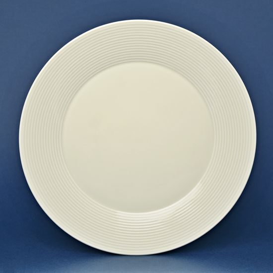 Talíř mělký 27 cm, Lea ivory, Thun karlovarský porcelán