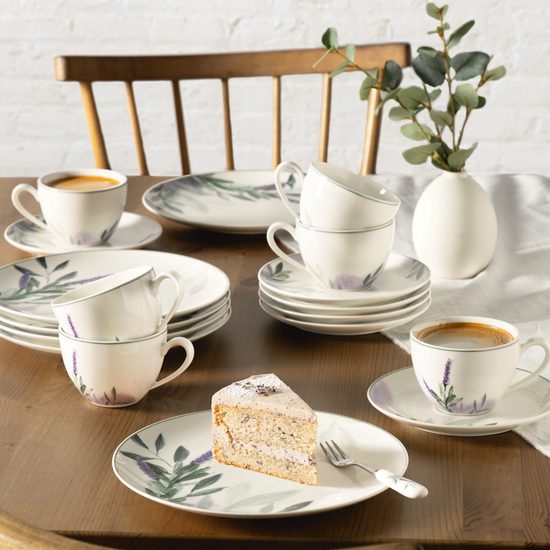 Kávová sada 18 díl., Savon Provence, porcelán Seltmann