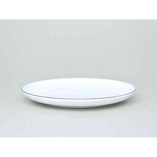 Plate dessert 19 cm, Thun 1794 Carlsbad porcelain, TOM blue