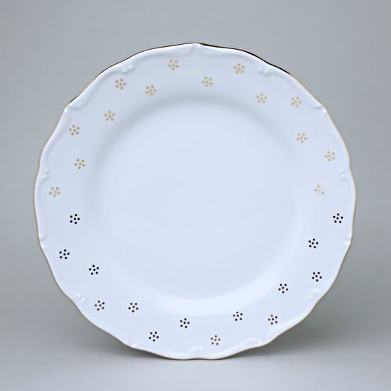 Talíř mělký 25 cm, Verona zlatá Valbella, G. Benedikt
