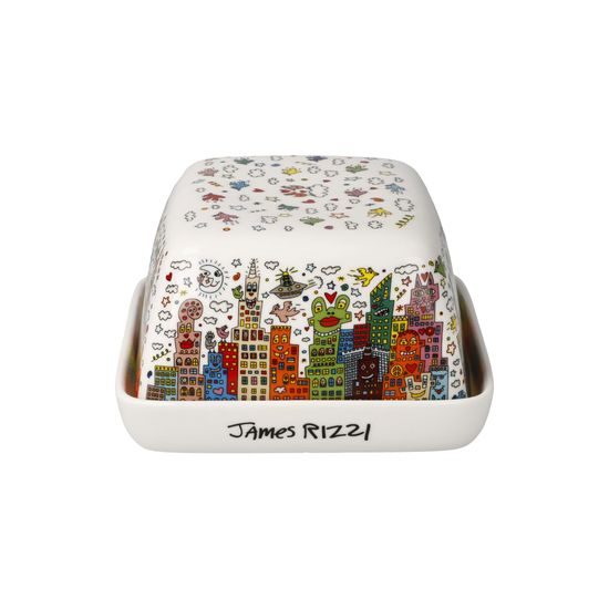 Butter dish My New York City 14 / 11,5 / 6cm, fine bone china, J. Rizzi, Goebel