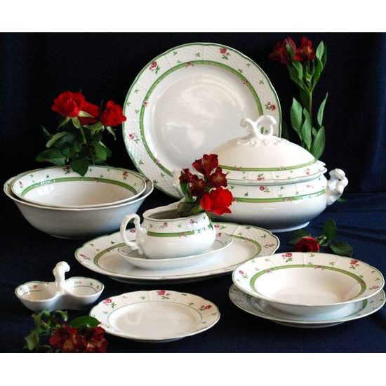 Dining set for 6 persons, Thun 1794 Carlsbad porcelain, MENUET 80289
