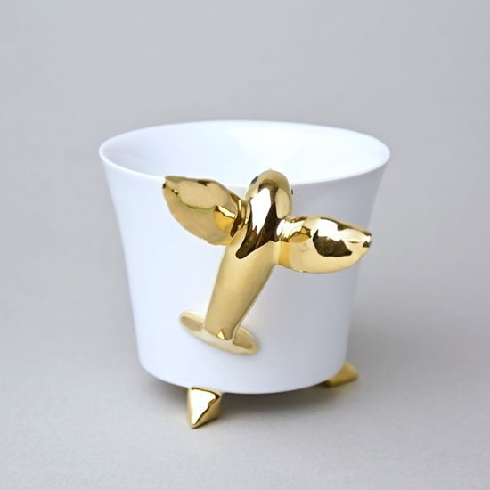 Hrnek ZOO Kolibřík 260 ml, GOLD, 11,2 cm, porcelán Goldfinger