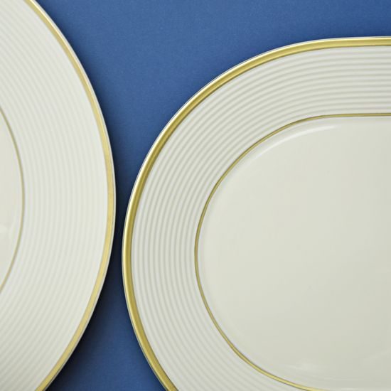 Lea ivory zlato: Jídelní sada pro 6 osob, Thun karlovarský porcelán