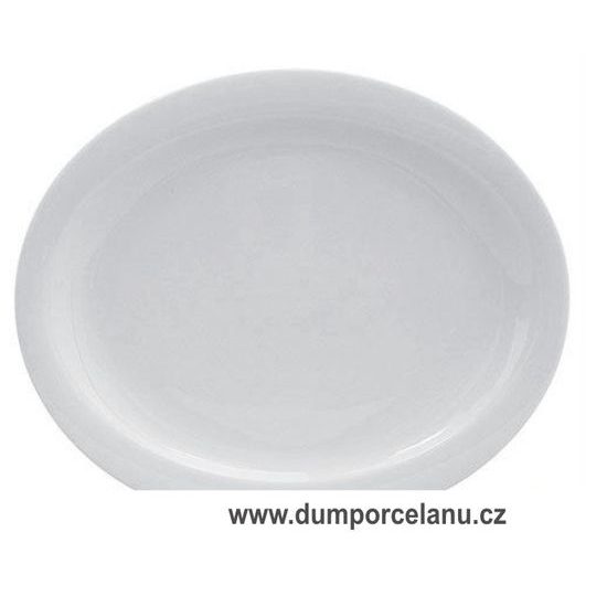 Plate oval 31 cm, Top life White, Seltmann Porcelain