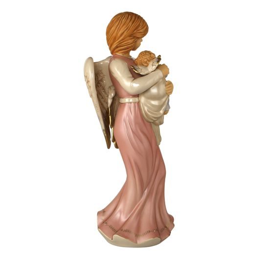 Guardian Angel Gloria - Security figurine 19 / 18 / 50 cm, stoneware, Goebel