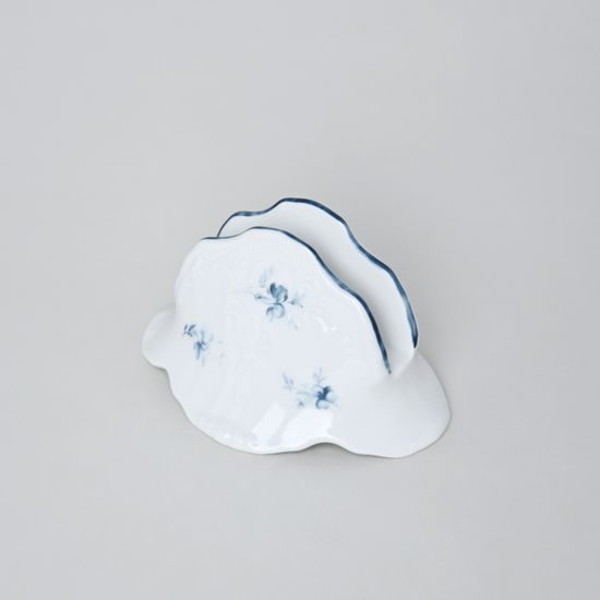 Napkin holder, Thun 1794 Carlsbad porcelain, BERNADOTTE blue flower