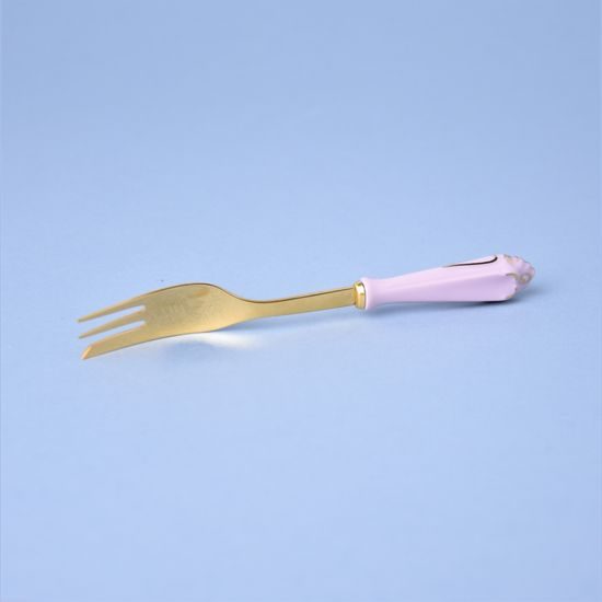Dessert fork 14,8 cm, Lenka, Rose china Chodov
