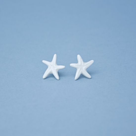 Earings: Starfish, Porcelain Jewels Studio Mallys