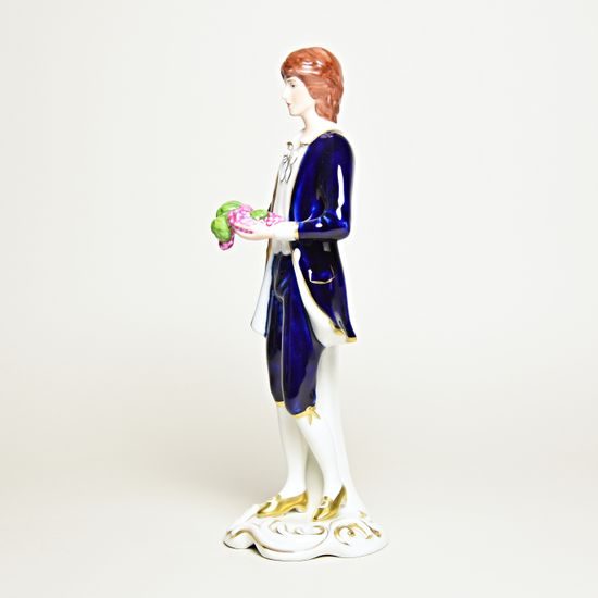 Wine grower 9 x 9 x 23 cm, Isis, Porcelain Figures Duchcov