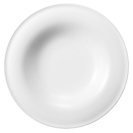 Talíř na těstoviny 27,5 cm, Beat bílý, Porcelán Seltmann