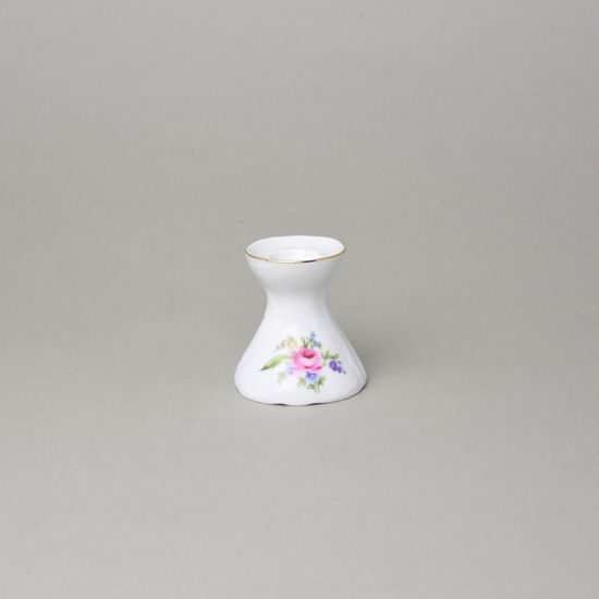 Svícen 6,5 cm, Thun 1794, karlovarský porcelán, BERNADOTTE míšeňská růže