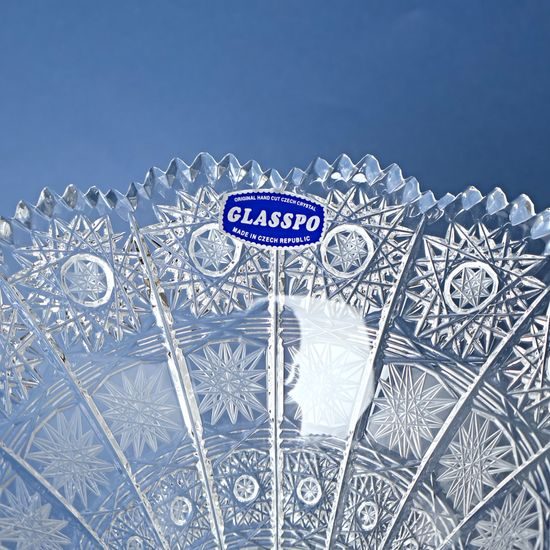 Crystal Hand Cut Vase Doll, 255 mm, Crystal BOHEMIA