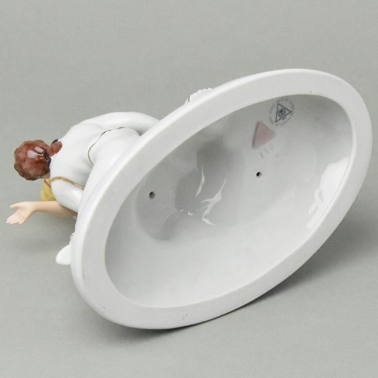 Venue 19,5 x 11 x 14,5 cm, white + gold, Royal Dux Bohemia