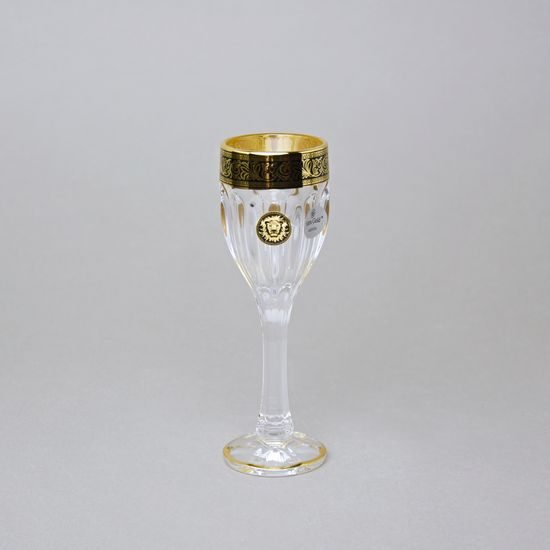 Astra Gold: Liqueur (shot) 50 ml footed, 1 pcs., Safari crystal, Lilit and Leo Golden Black decor