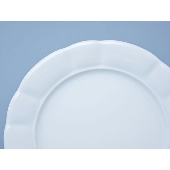 Plate dining 26 cm, Benedikt white, G. Benedikt 1882