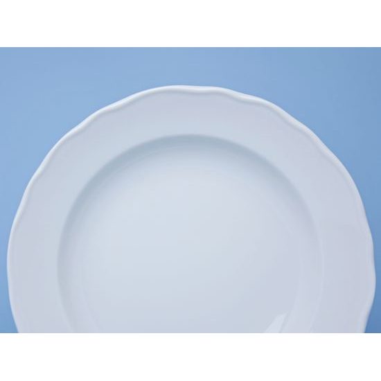 Plate deep 24 cm, White, Cesky porcelan a.s.