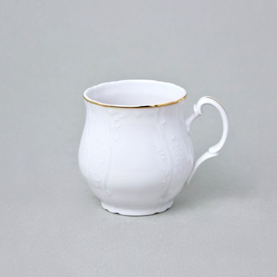 Mug Jonas 310 ml, Thun 1794 Carlsbad porcelain, BERNADOTTE gold line