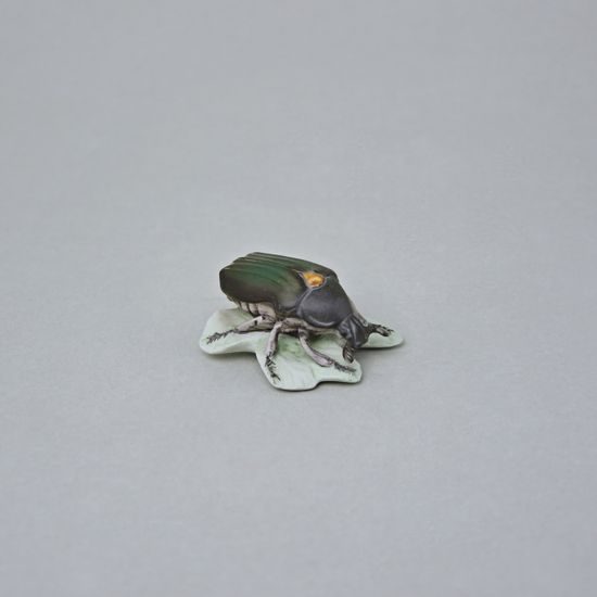 Rose Chafer 2,5 x 5 x 5,5 cm, Pastel, Porcelain figues Duchcov