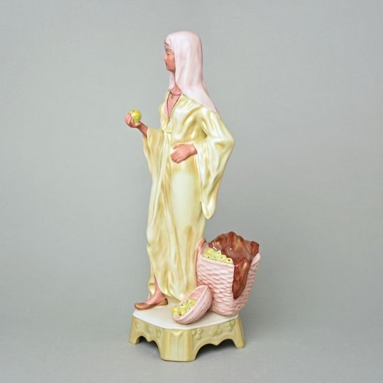 Moor - female 33 cm, Bronze, Porcelain Figures Duchcov