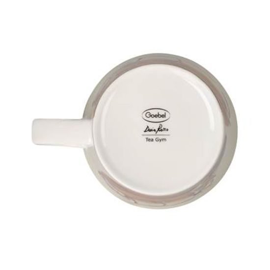 Coffee / tea mug Daria Rosso Tea Gym, 13 / 10 / 9,5 cm, fine bone china, Goebel