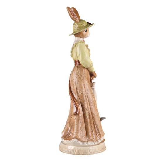 Figurine Mrs. Rabbit 18.5 / 16.5 / 50cm, stoneware, Goebel