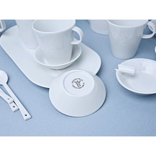 Bohemia White DECOR, Čajová souprava, design Pelcl, Český porcelán a.s.