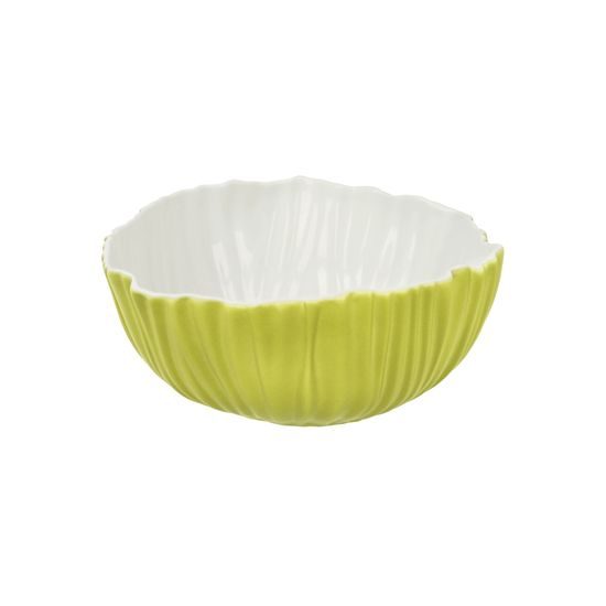 Bowl Spirulina light green 16 / 13,50 / 5,5, Biscuit china, Goebel
