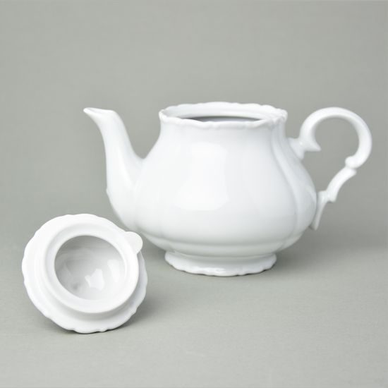 Tea pot 0,75 l, Verona white, G. Benedikt 1882