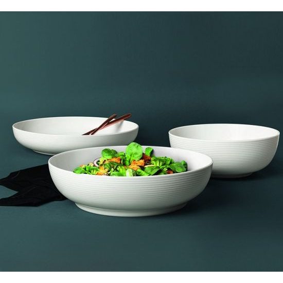 Bowl FOOD 25 cm, Beat white, Seltmann Porcelain