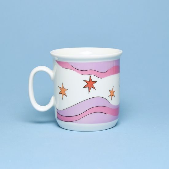 Hrnek 0,22 l Večerníček houpací kůň, Thun 1794, karlovarský porcelán