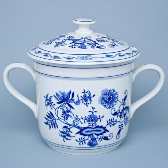 Mug "Cesky" w/2 handles and lid 3 l, Original Blue Onion pattern