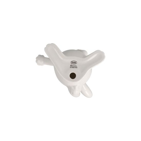 Figurka bílého zajíčka Šťastný den 11,5 / 8 / 14 cm, porcelán, Goebel