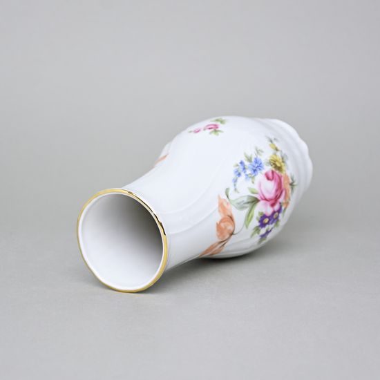 Vase 19 cm, Thun 1794 Carlsbad porcelain, BERNADOTTE Meissen Rose