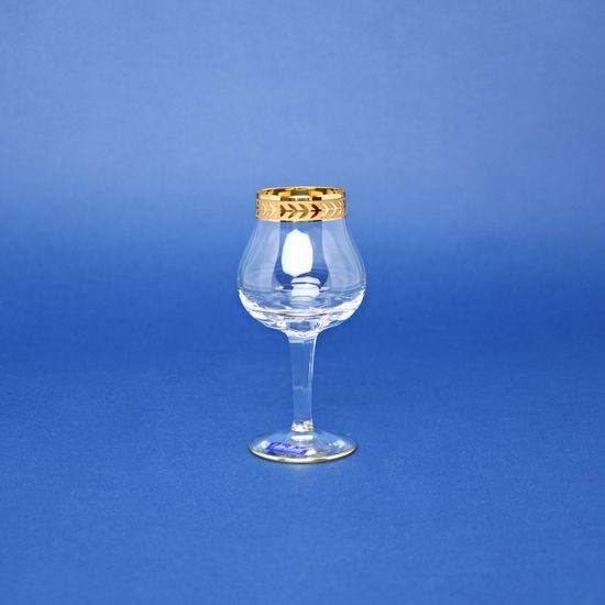 Liqueuer Glass 90 ml, Golden Stripe, 12 cm, Milan Mottl