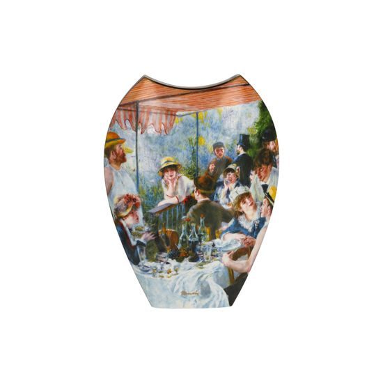 Vase Rowers breakfast 23 / 11,5 / 30,5 cm, porcelian, Auguste Renoir, Goebel